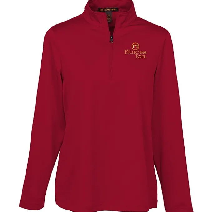 Harriton Advantage Snag Resistant 1/4-Zip Pullover - Ladies'