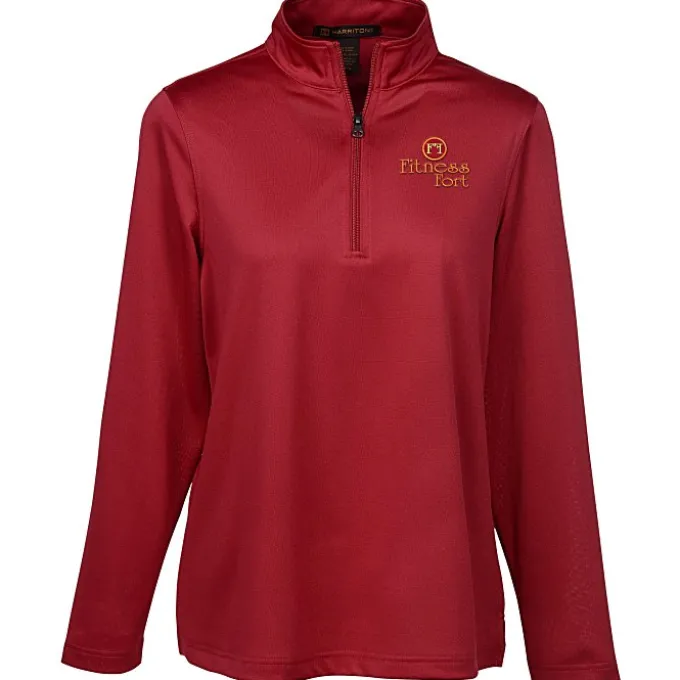 Harriton Advantage Snag Resistant 1/4-Zip Pullover - Ladies'