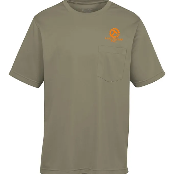 Harriton Charge Snag and Soil Protect Pocket T-Shirt
