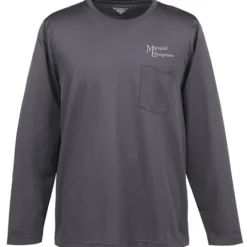 Harriton Charge Snag and Soil Protect Long Sleeve Pocket T-Shirt