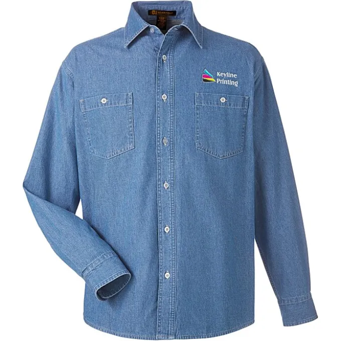 Harriton Denim Shirt-Jacket