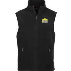 Harriton Full-Zip Fleece Vest - Men's