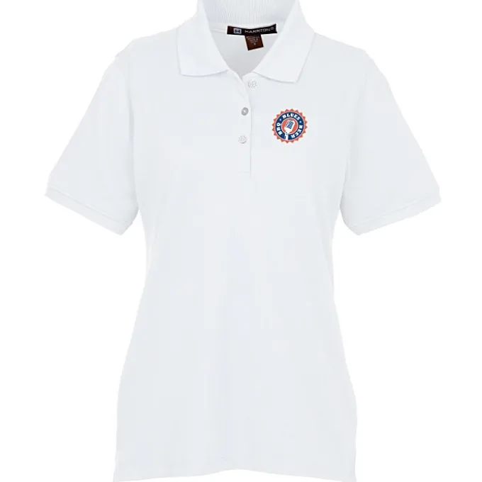 Harriton 5.6-oz Easy Blend Polo - Ladies' - Full Color