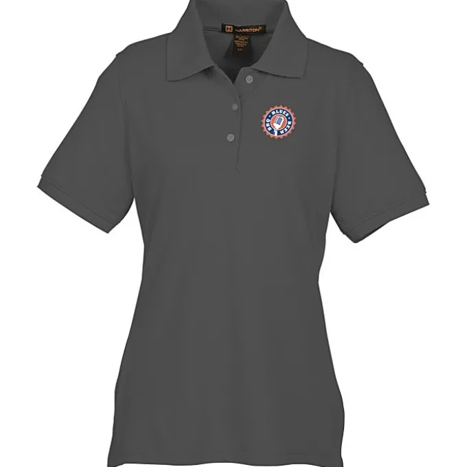 Harriton 5.6-oz Easy Blend Polo - Ladies' - Full Color