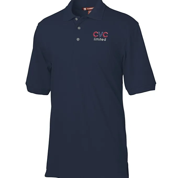 Harriton 5.6-oz Easy Blend Polo - Men's - Embroidered