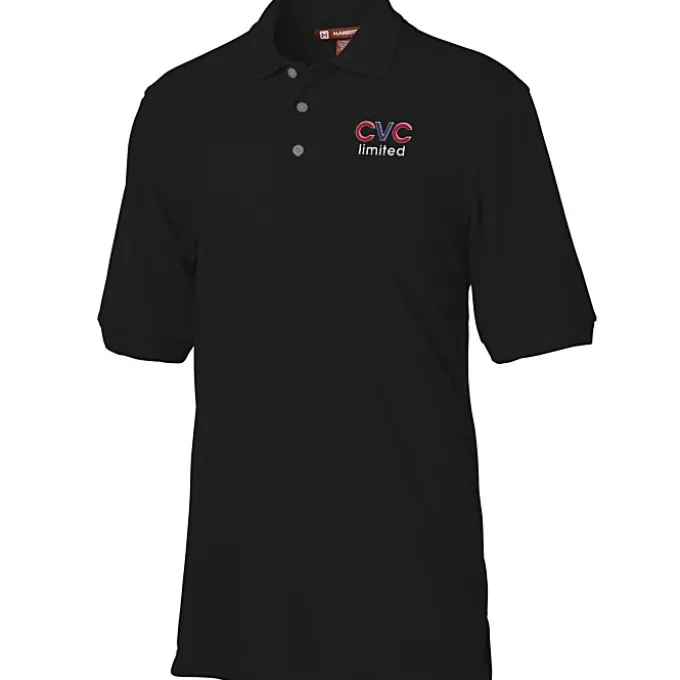 Harriton 5.6-oz Easy Blend Polo - Men's - Embroidered
