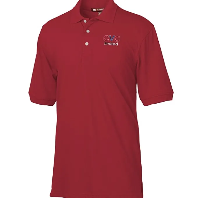 Harriton 5.6-oz Easy Blend Polo - Men's - Embroidered