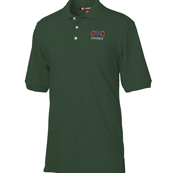 Harriton 5.6-oz Easy Blend Polo - Men's - Embroidered
