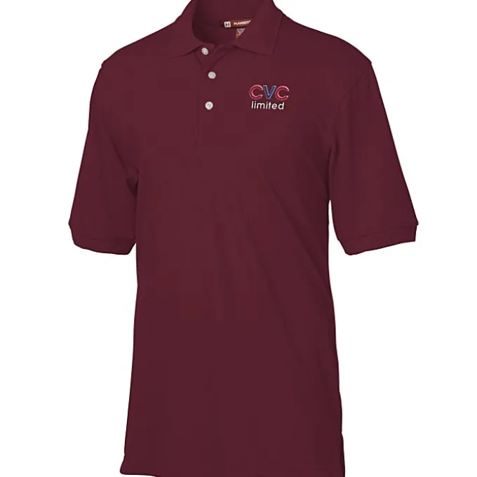 Harriton 5.6-oz Easy Blend Polo - Men's - Embroidered