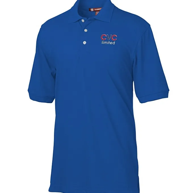 Harriton 5.6-oz Easy Blend Polo - Men's - Embroidered