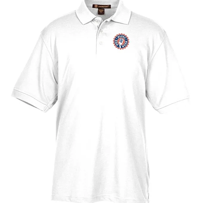 Harriton 5.6-oz Easy Blend Polo - Men's - Full Color