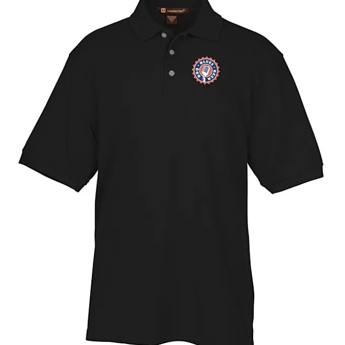 Harriton 5.6-oz Easy Blend Polo - Men's - Full Color