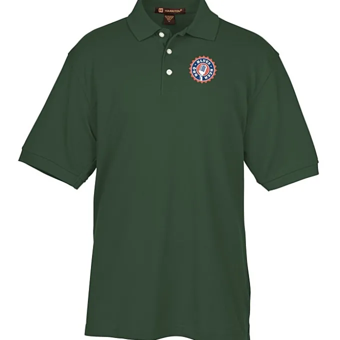 Harriton 5.6-oz Easy Blend Polo - Men's - Full Color