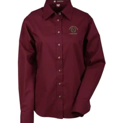 Harriton Twill Shirt with Stain Release - Ladies'