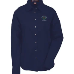Harriton Twill Shirt with Stain Release - Ladies'
