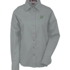 Harriton Twill Shirt with Stain Release - Ladies'