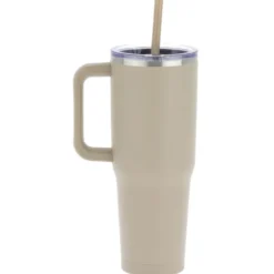 Harriton Vacuum Mug with Straw - 40 oz.