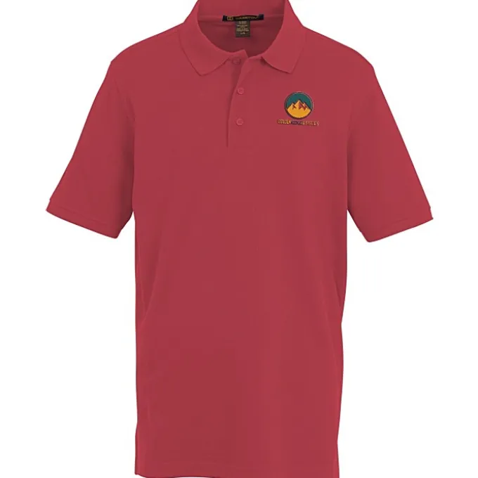 Harriton Valiant Cotton Snag Protect Polo - Men's