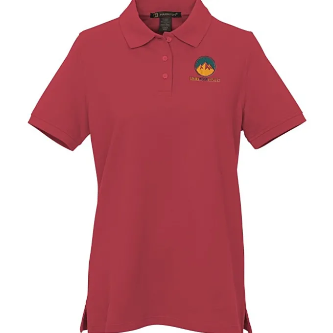 Harriton Valiant Cotton Snag Protect Polo - Ladies'