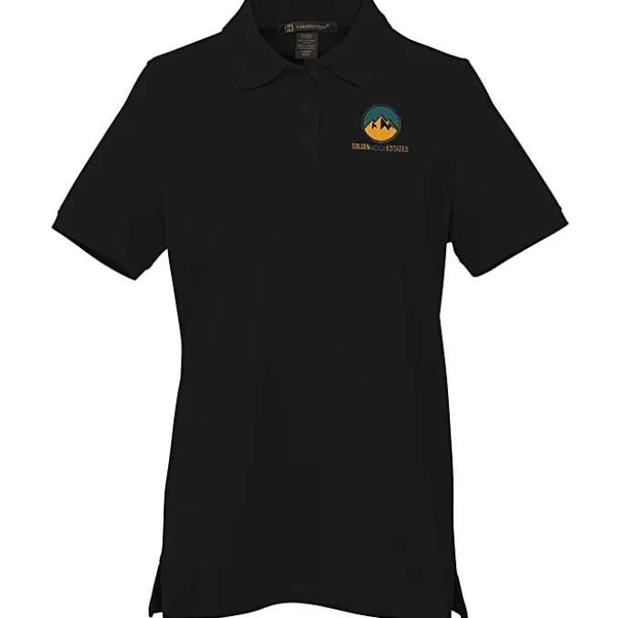 Harriton Valiant Cotton Snag Protect Polo - Ladies'