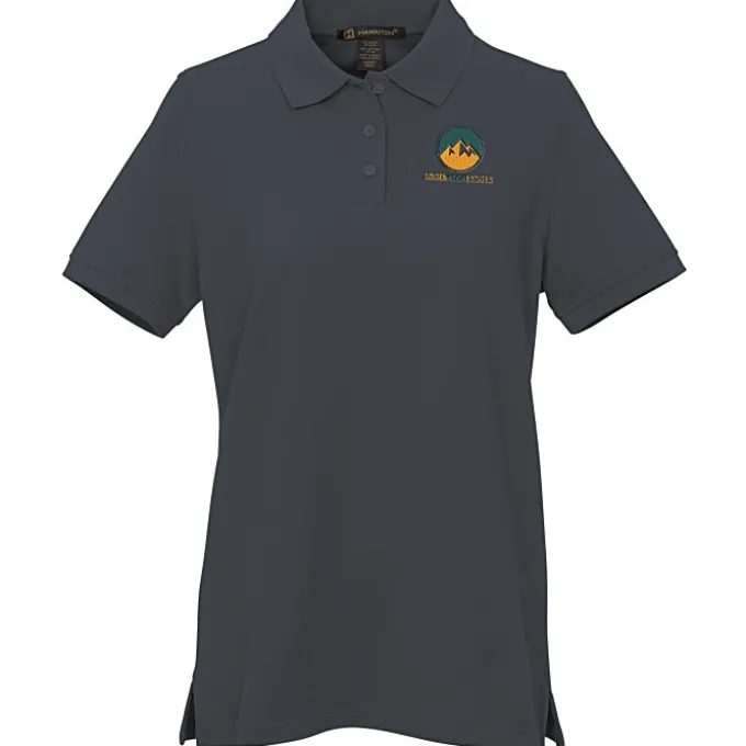 Harriton Valiant Cotton Snag Protect Polo - Ladies'