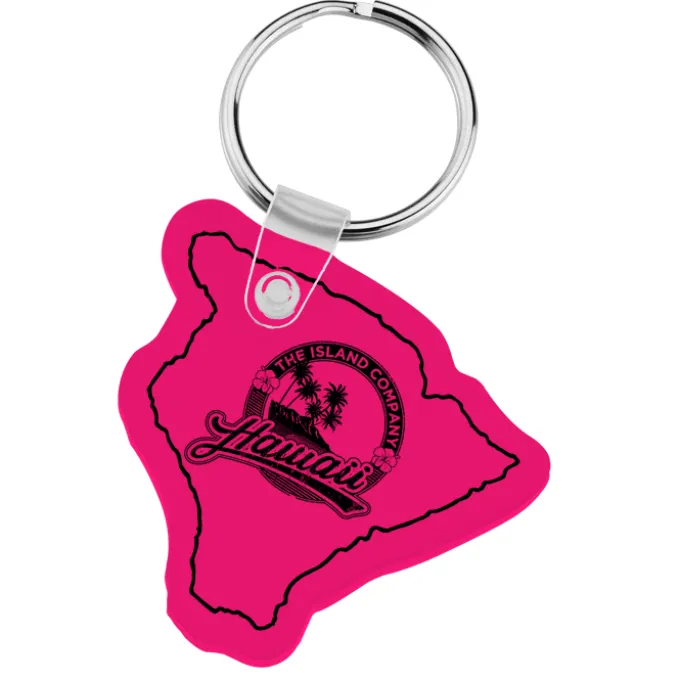 Hawaii Soft Keychain - Translucent