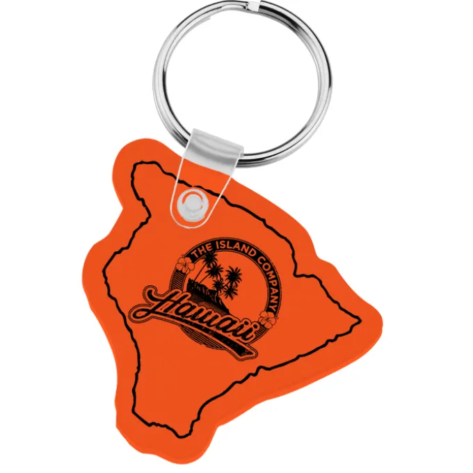 Hawaii Soft Keychain - Translucent