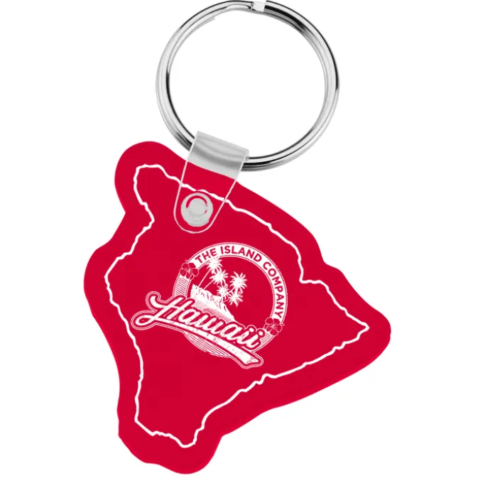 Hawaii Soft Keychain - Translucent
