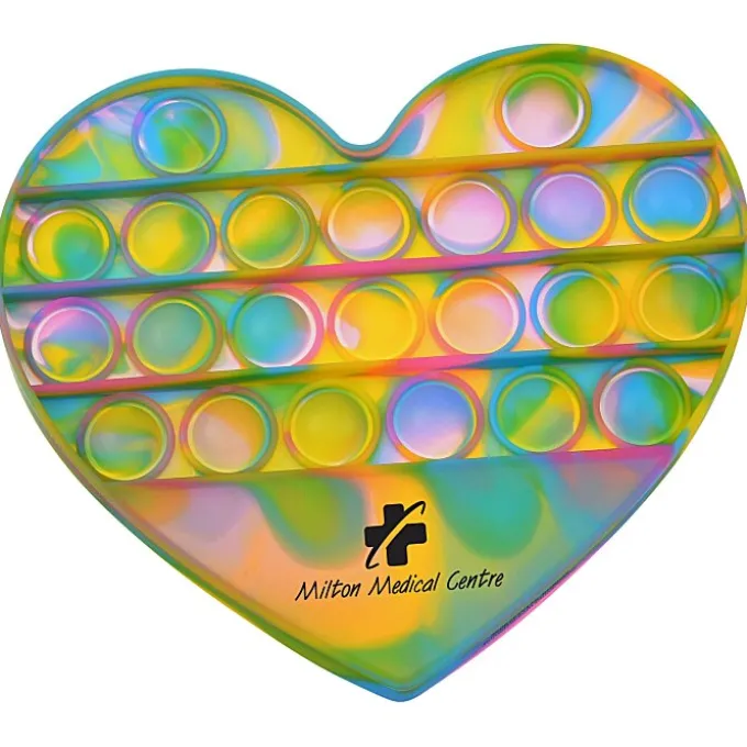 Heart Push Pop Fidget Game