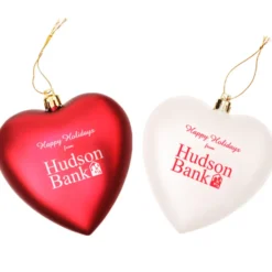 Heart Shatterproof Ornament - 4 inches