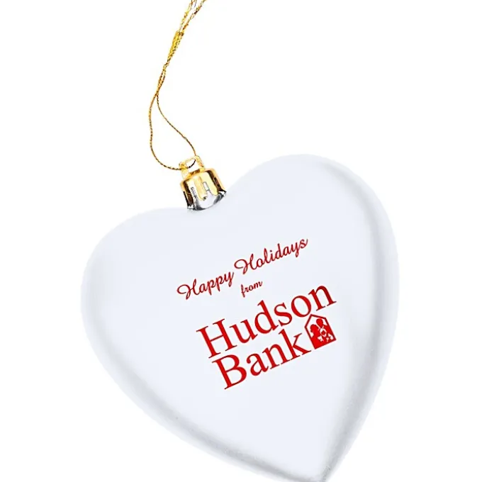 Heart Shatterproof Ornament - 4 inches