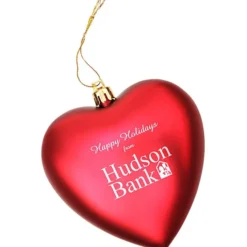 Heart Shatterproof Ornament - 4 inches
