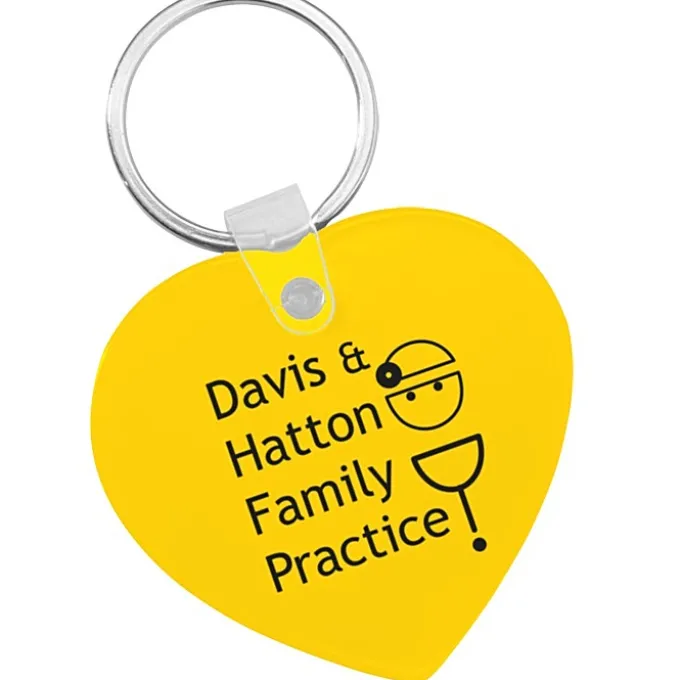 Heart Soft Keychain - Opaque
