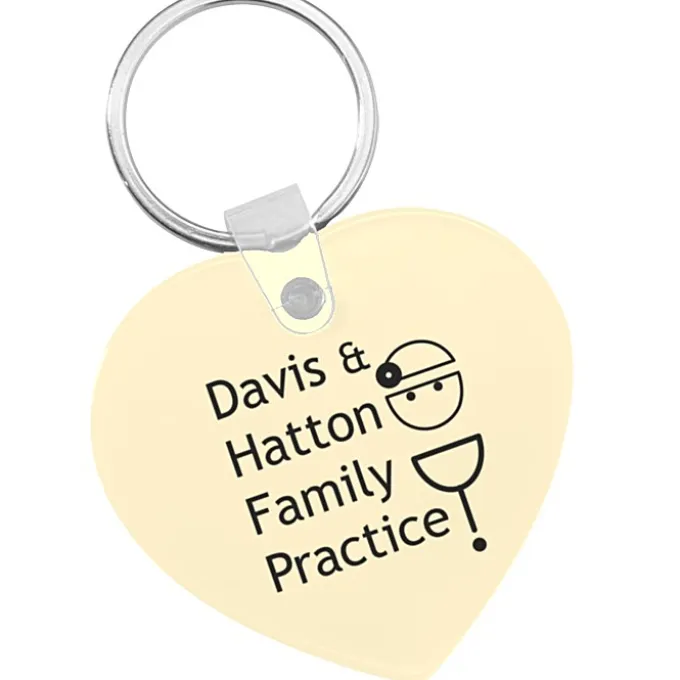 Heart Soft Keychain - Opaque