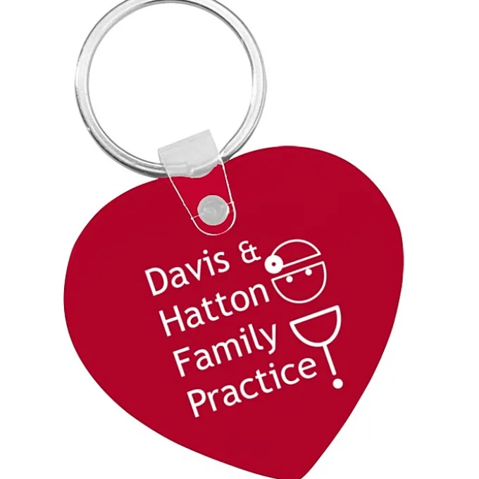 Heart Soft Keychain - Opaque