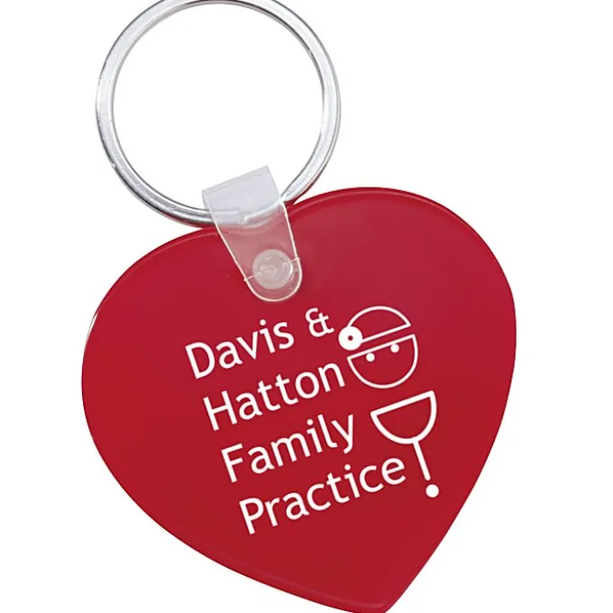 Heart Soft Keychain - Opaque