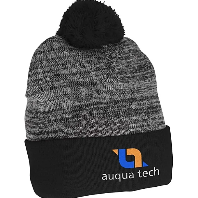 Heather Blend Pom Pom Beanie