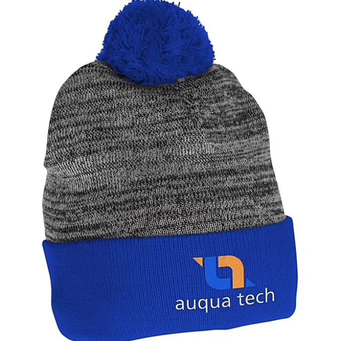 Heather Blend Pom Pom Beanie