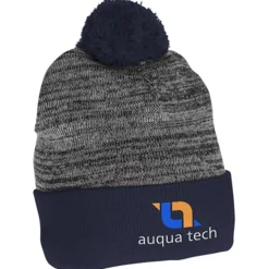 Heather Blend Pom Pom Beanie