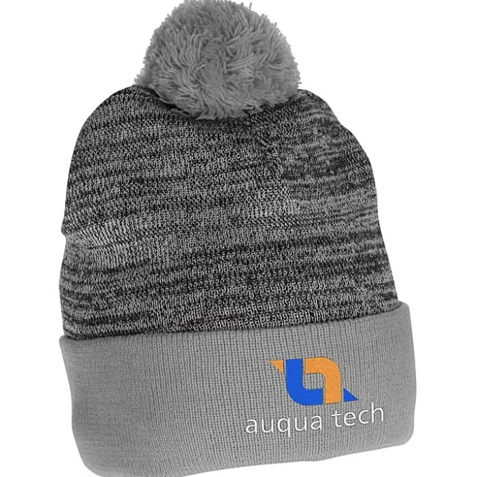 Heather Blend Pom Pom Beanie