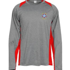 Heather Challenger Colorblock Long Sleeve Tee - Embroidered