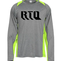 Heather Challenger Colorblock Long Sleeve Tee - Screen