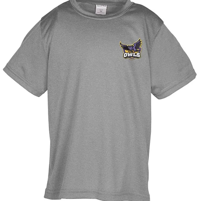 Heather Challenger Tee - Youth - Embroidered