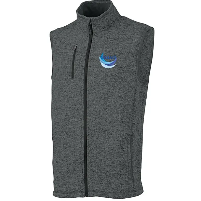 Heathered Fleece Vest - Men's