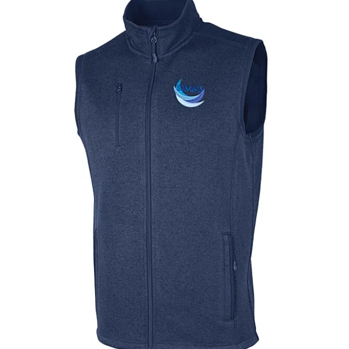 Heathered Fleece Vest - Men's