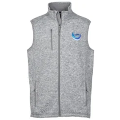 Heathered Fleece Vest - Men's