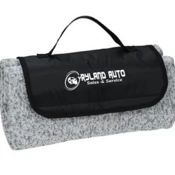 Heathered Knit Fold Up Blanket