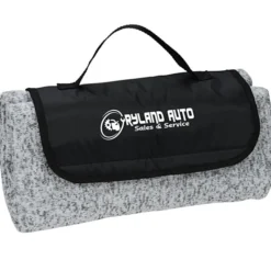Heathered Knit Fold Up Blanket