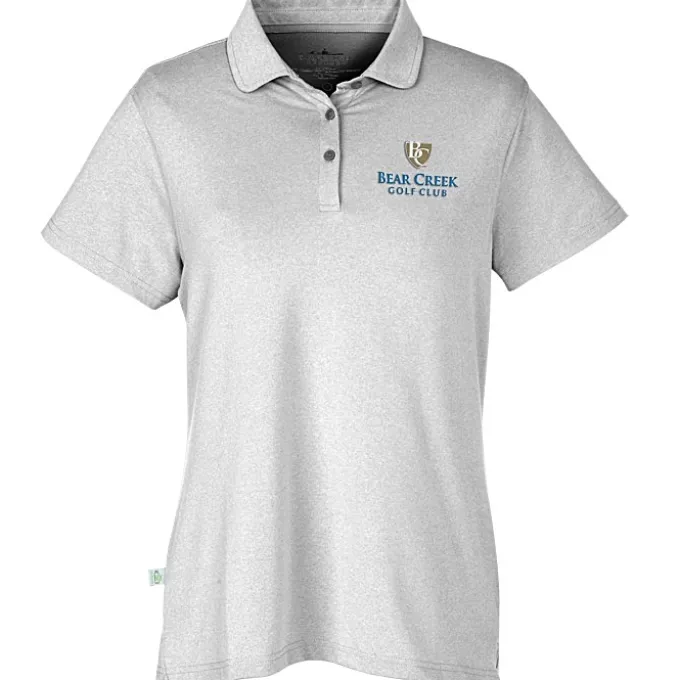 Heathered Logic Stretch Polo - Ladies'