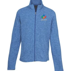 Heathered Microfleece Jacket - Men's - 24 hr